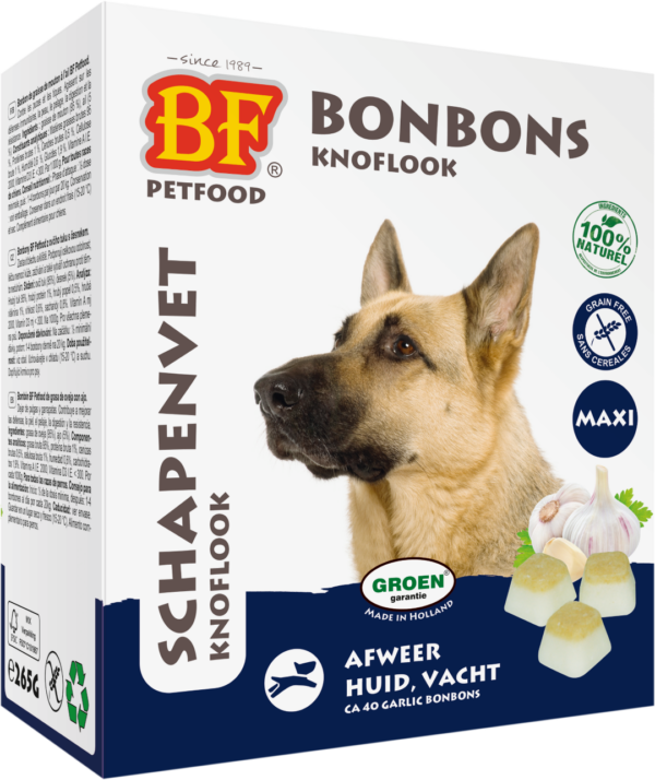 Schapenvet bonbon Knoflook