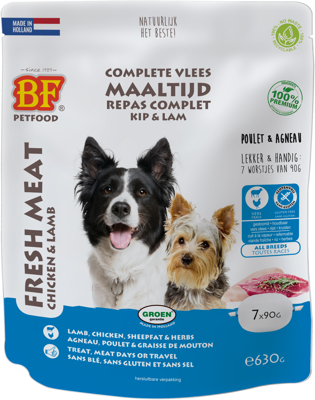 Vleesvoeding Kip & Lam