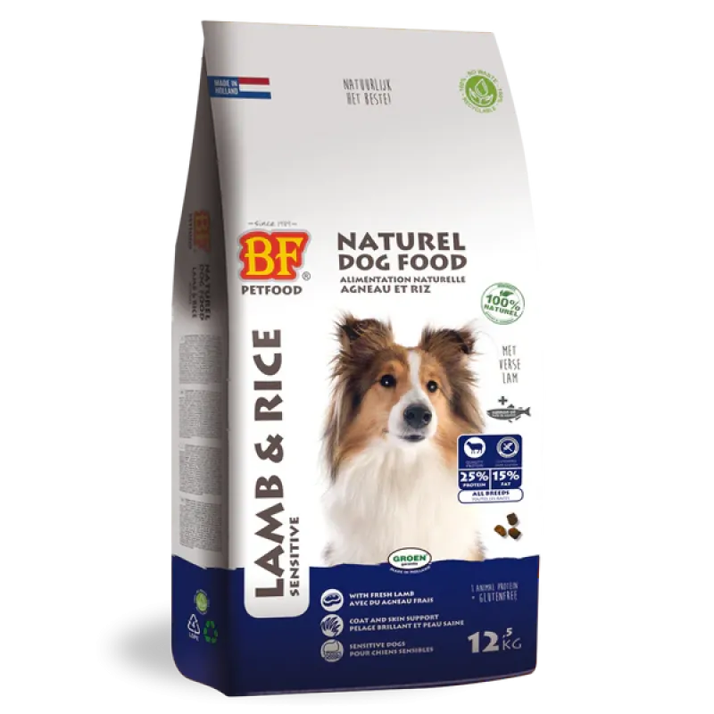 https://perfectdierenvoeding.nl/product/krokante-hondenbrok-lamrijst/
